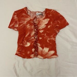 Urban Outfitters Orange Baby Tee